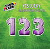 YCS Lucky Large Number Set Glitter Purple Gradient