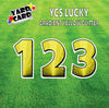 YCS Lucky Large Number Set Glitter Yellow Gradient