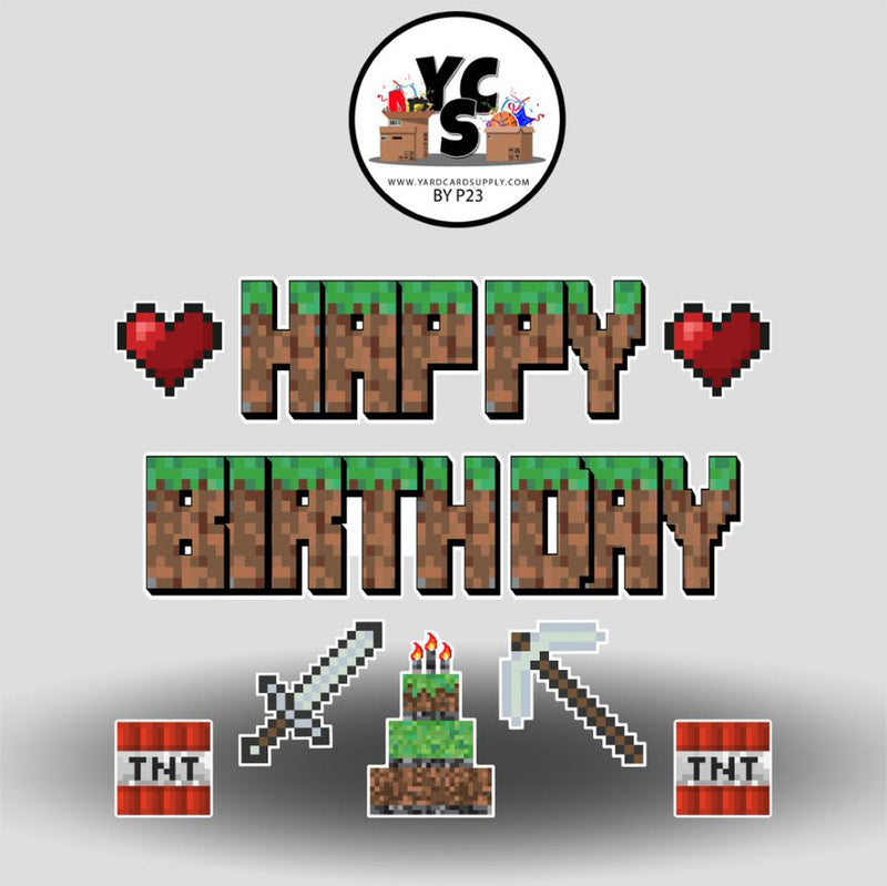 YCS FLASH® Quick Set Miner Birthday - 18 Inch