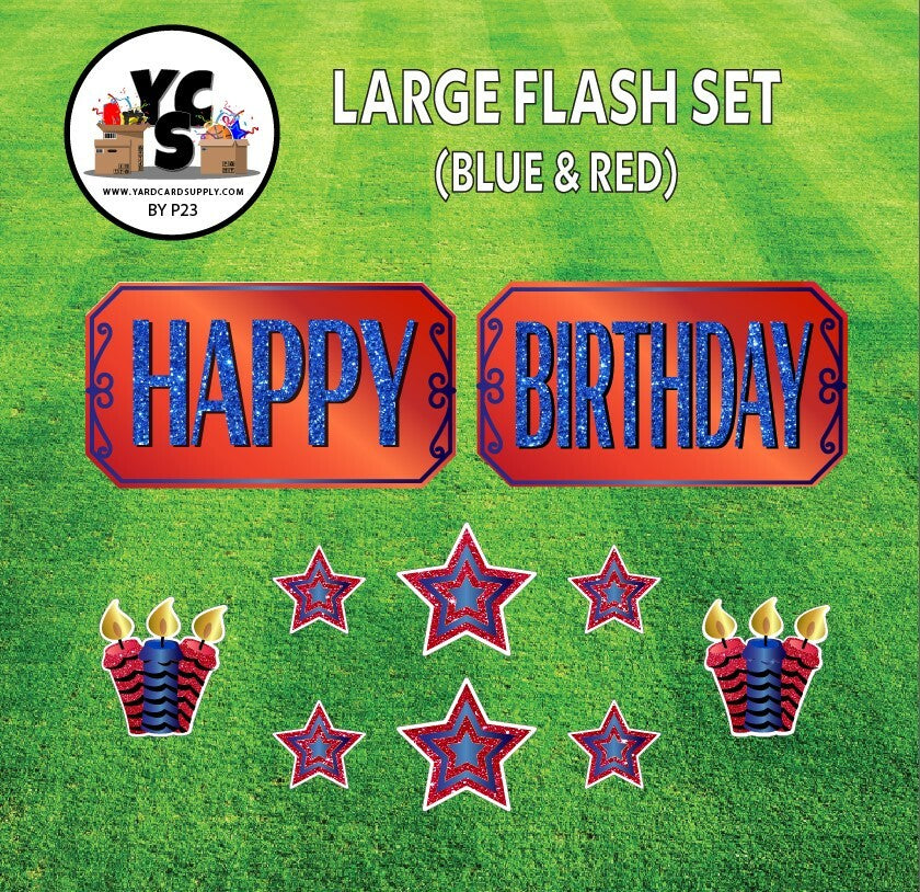 Blue & Red