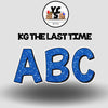 KG The Last Time 23 Inch GLITTER ALPHABET Set