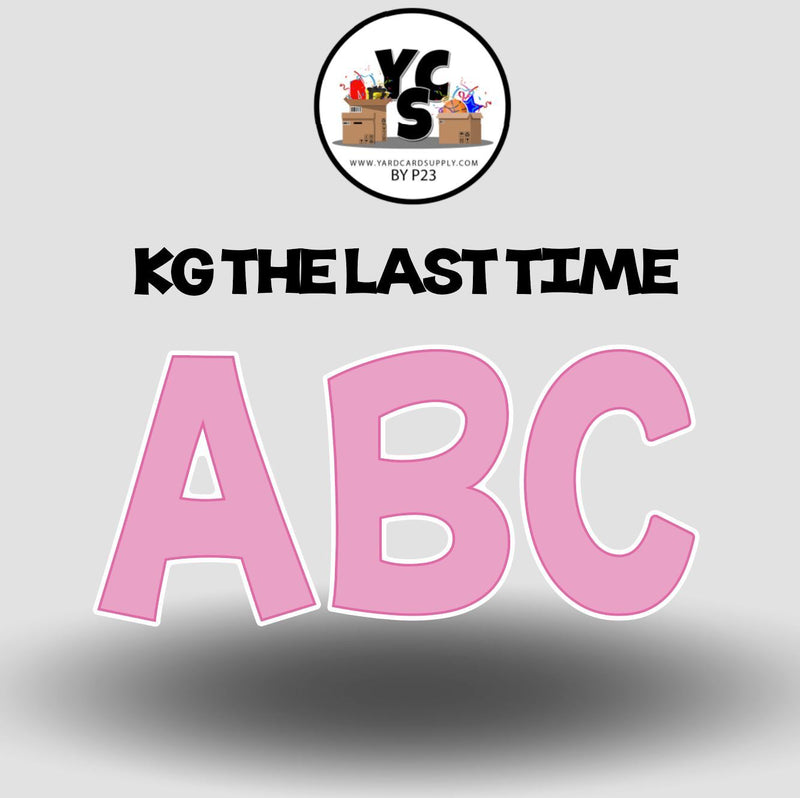 KG The Last Time 23 Inch SOLID VOWEL Set