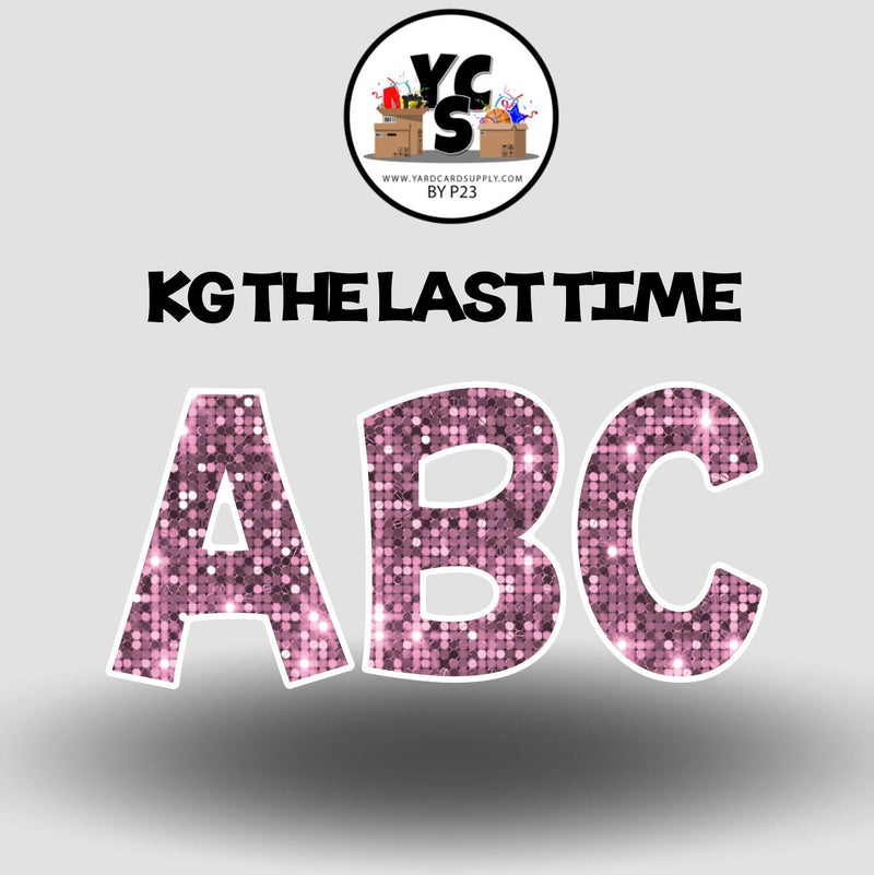 KG The Last Time 23 Inch SPARKLE ESSENTIAL LETTER & NUMBER Set