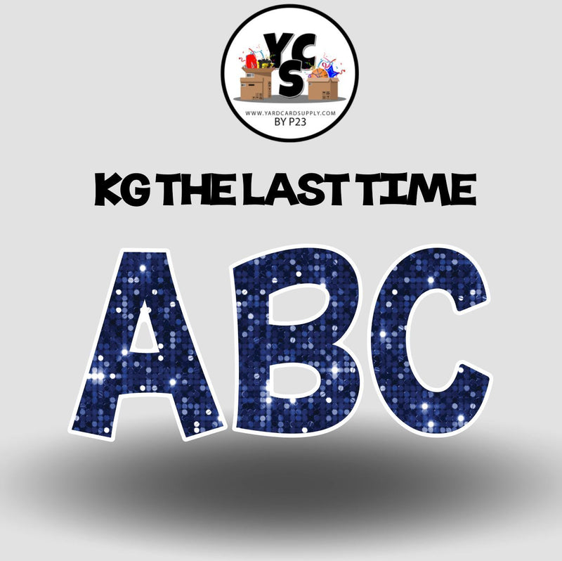 KG The Last Time 23 Inch SPARKLE ESSENTIAL LETTER & NUMBER Set
