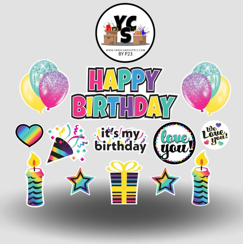 YCS FLASH® and Flair Happy Birthday - Style 10