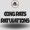 18" Congrats Tulations YCS FLASH® Quick Set