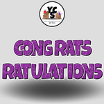 18" Congrats Tulations YCS FLASH® Quick Set