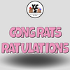 18" Congrats Tulations YCS FLASH® Quick Set