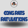 18" Congrats Tulations YCS FLASH® Quick Set