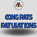18" Congrats Tulations YCS FLASH® Quick Set