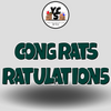 18" Congrats Tulations YCS FLASH® Quick Set