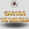 18" Congrats Tulations YCS FLASH® Quick Set