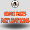 18" Congrats Tulations YCS FLASH® Quick Set