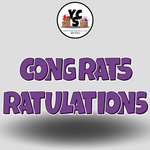 18" Congrats Tulations YCS FLASH® Quick Set