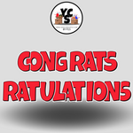 18" Congrats Tulations YCS FLASH® Quick Set