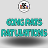 18" Congrats Tulations YCS FLASH® Quick Set
