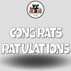 18" Congrats Tulations YCS FLASH® Quick Set