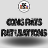 18" Congrats Tulations YCS FLASH® Quick Set