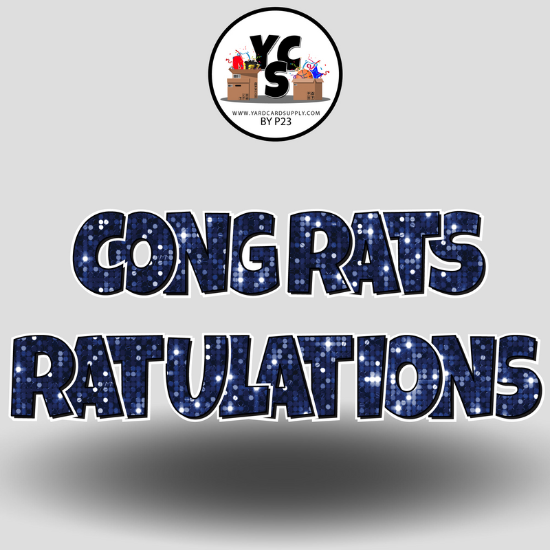 18" Congrats Tulations YCS FLASH® Quick Set