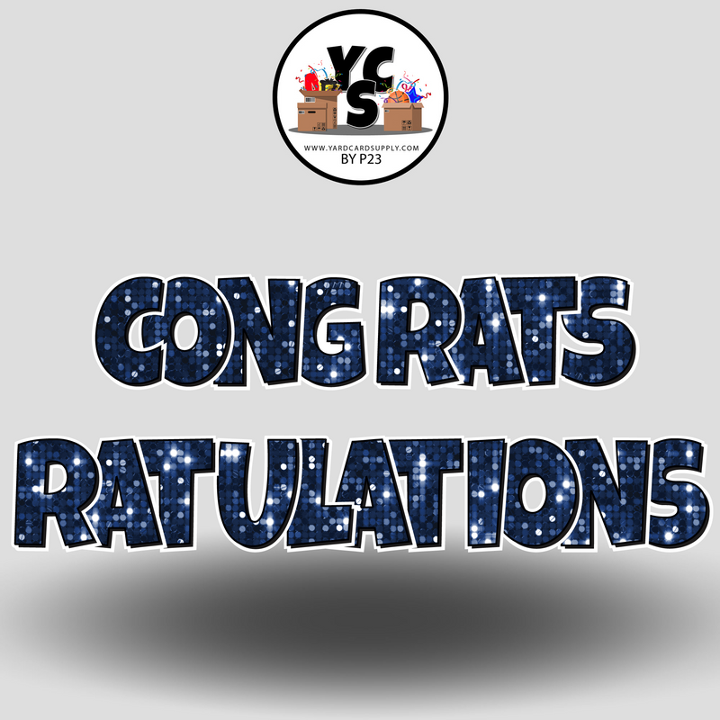 18" Congrats Tulations YCS FLASH® Quick Set