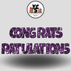 18" Congrats Tulations YCS FLASH® Quick Set