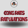 18" Congrats Tulations YCS FLASH® Quick Set