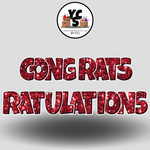 18" Congrats Tulations YCS FLASH® Quick Set