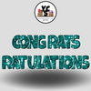 18" Congrats Tulations YCS FLASH® Quick Set