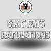 18" Congrats Tulations YCS FLASH® Quick Set