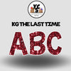 KG The Last Time 18 Inch SPARKLE ALPHABET Set
