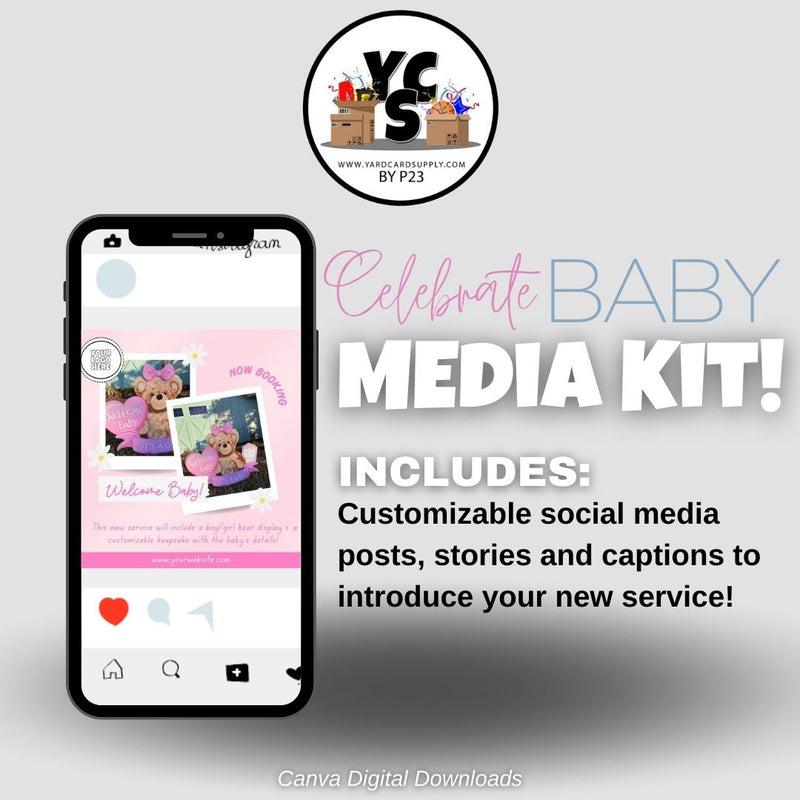 Celebrate Baby Media Kit - Digital Download