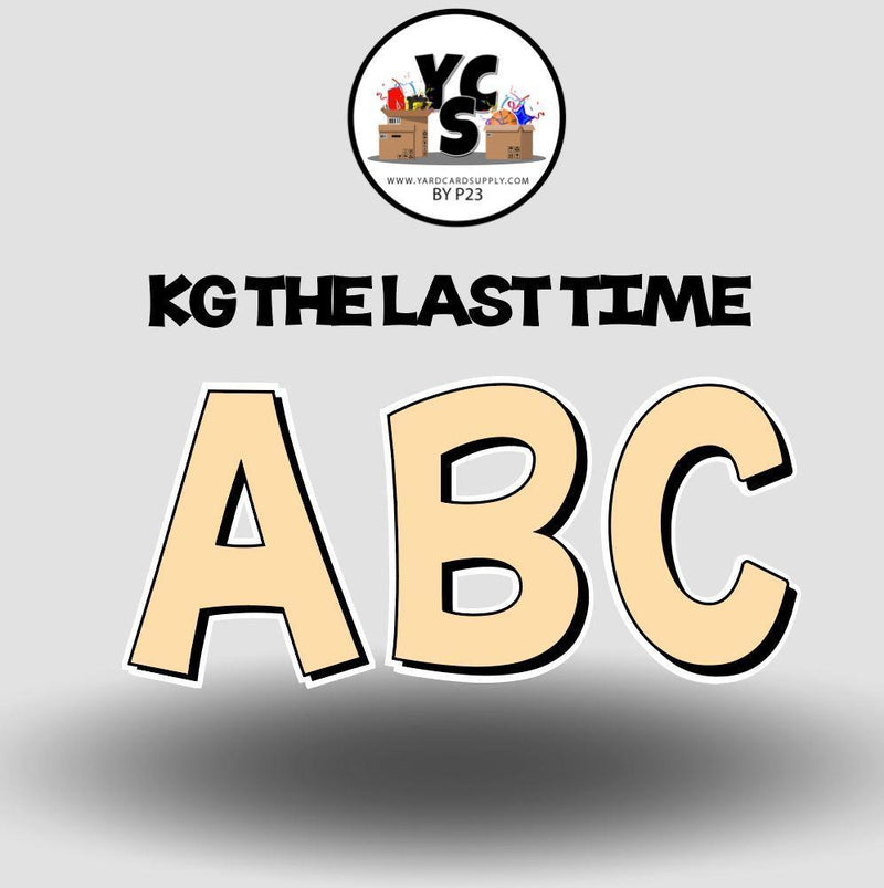 KG The Last Time 23 Inch SOLID VOWEL Set