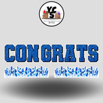 YCS FLASH® Quick Set - Varsity Congrats