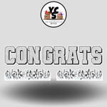 YCS FLASH® Quick Set - Varsity Congrats