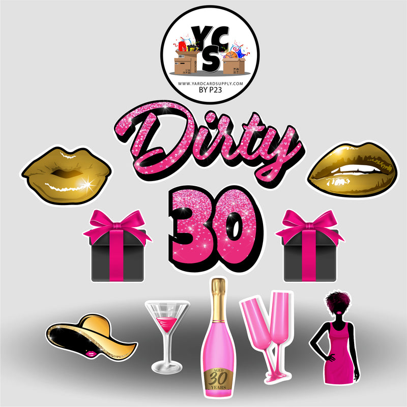 Dirty Thirty Birthday Set