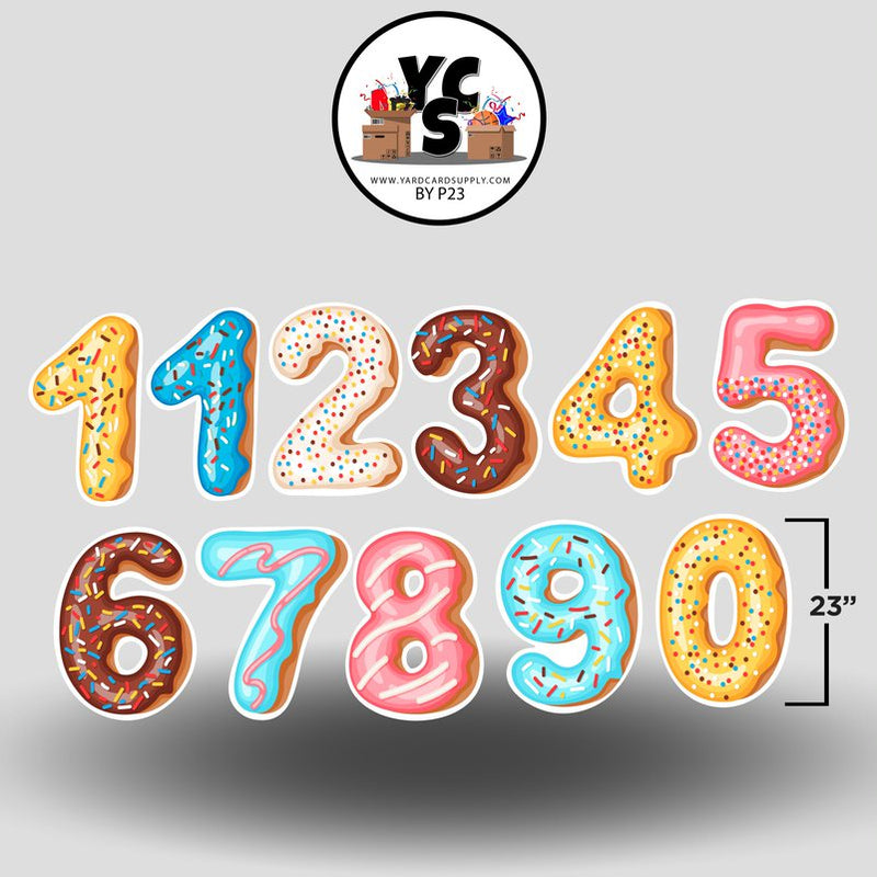 Donut Number Set