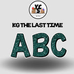 KG The Last Time 23 Inch GLITTER ALPHABET Set