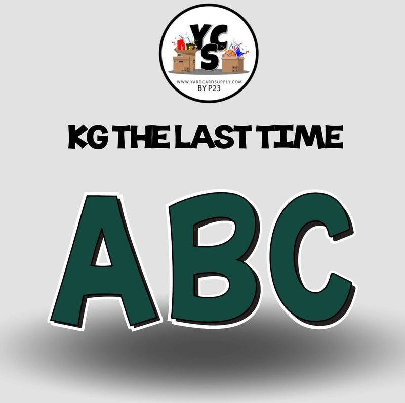 KG The Last Time 23 Inch SOLID VOWEL Set