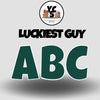 LUCKY GUY 23 Inch SOLID ESSENTIAL LETTER & NUMBER Set
