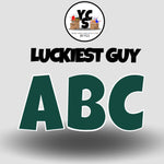 LUCKY GUY 18 Inch SOLID Vowel & Consonant Set