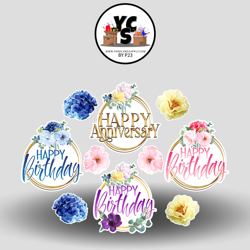 YCS FLASH® Birthday & Anniversary Garden Collection Combo