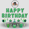 Green Glitter Birthday Set