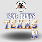 GOD BLESS TEXAS Quick Set Flash