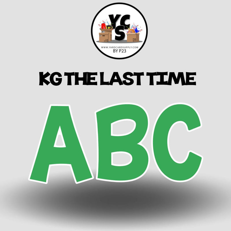 KG The Last Time 23 Inch SOLID VOWEL Set