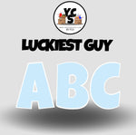 LUCKY GUY 23 Inch SOLID ESSENTIAL LETTER & NUMBER Set