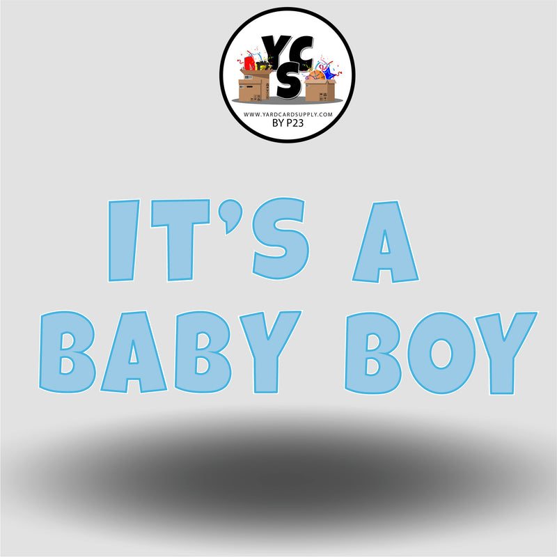 It s A BOY Letter Set