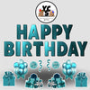 Birthday and Mixed Flair Set - Winter - Metallic Teal - All Fonts
