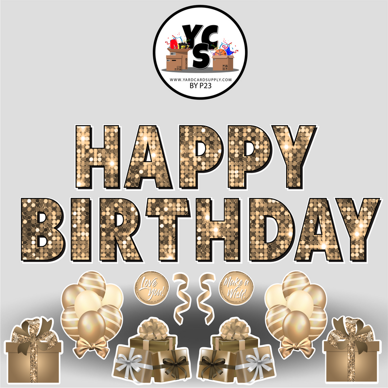 Birthday and Mixed Flair Set - Champagne - KABEL