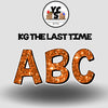 KG The Last Time 18 Inch SPARKLE VOWEL & CONSONANT Set
