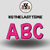 KG The Last Time 18 Inch GLITTER VOWEL & CONSONANT Set